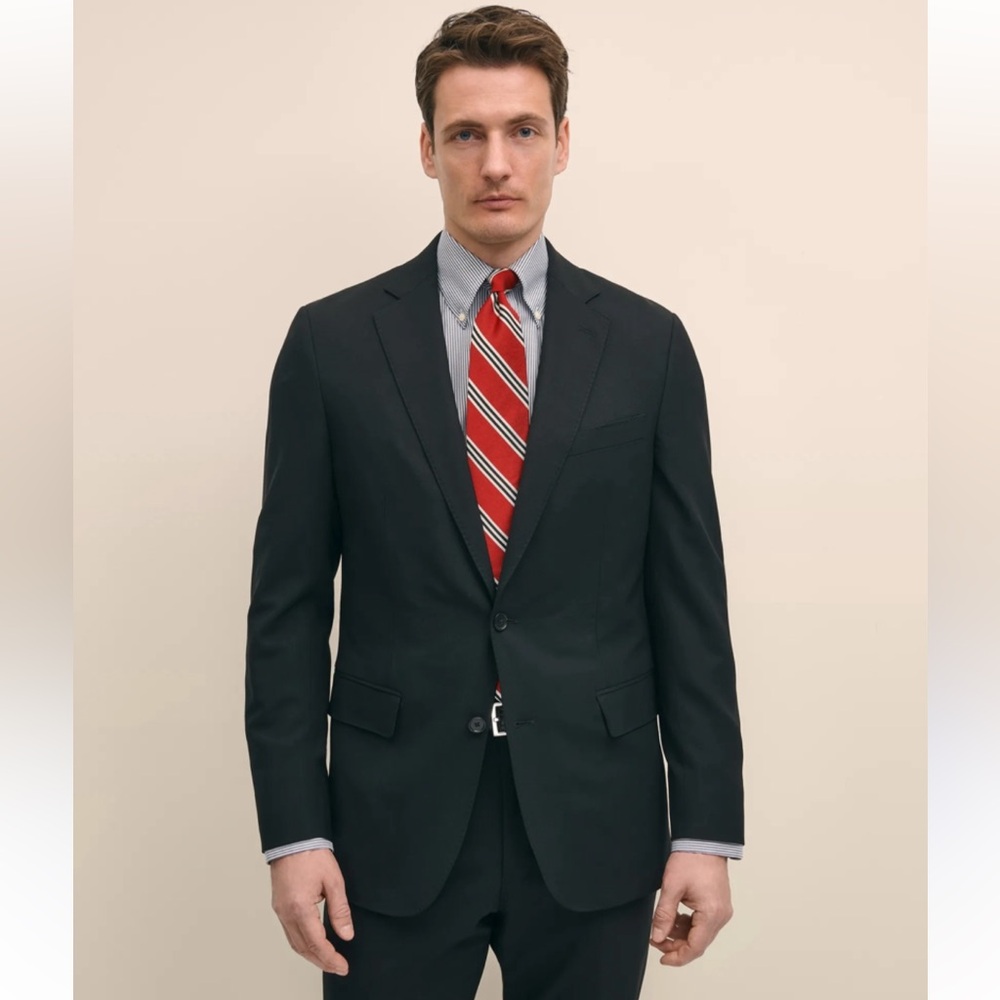 Brooks Brothers 346 Explorer Collection Classic Fit 97% Wool Men's Blazer